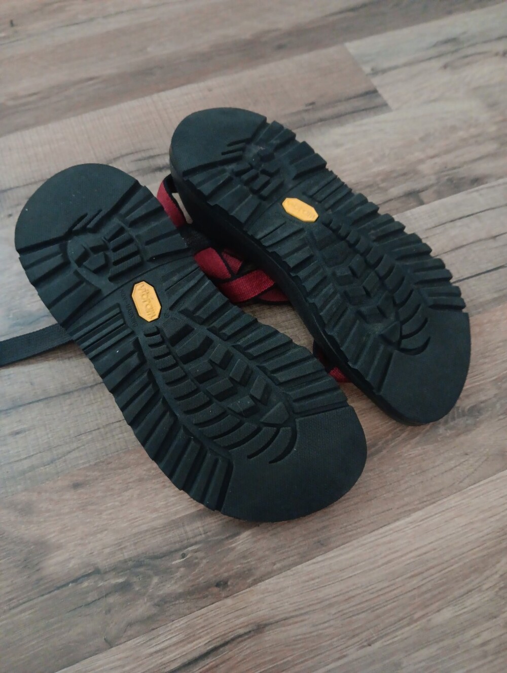 Chaco Red and Black Z/Cloud Sandals - Picture 4 of 4